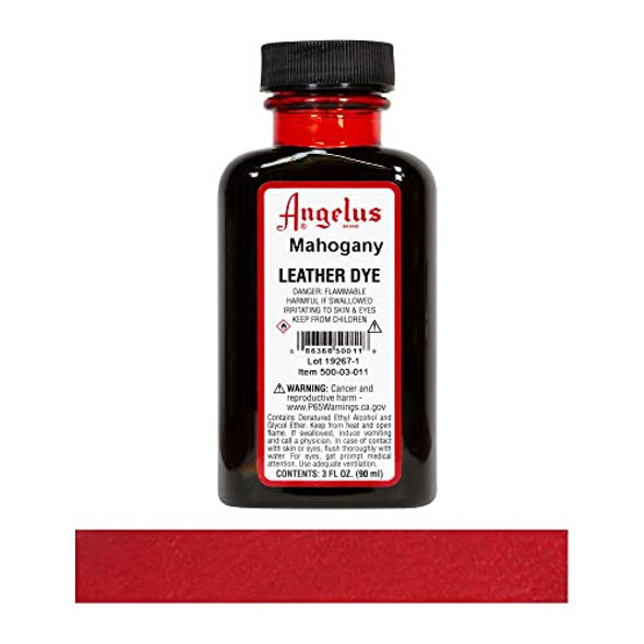 Tinte Para Cuero Angelus - Zapatos Bolsos Etc - Caoba 1