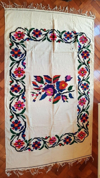 Antigua Manta Mexico Flores Centro America B80 0