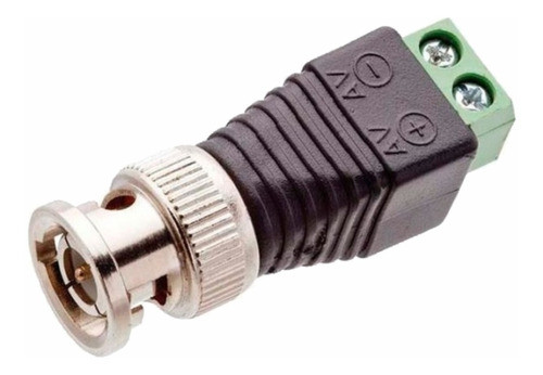 Conector Balun Macho Bnc Bornera A Utp M3k Camaras Seguridad 0