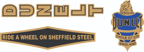 Adesivos Antiga Bicicleta Dunelt - Frete Grátis 0