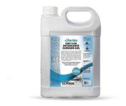 Detergente Clorado Gel - Chef Clor 5 L 1
