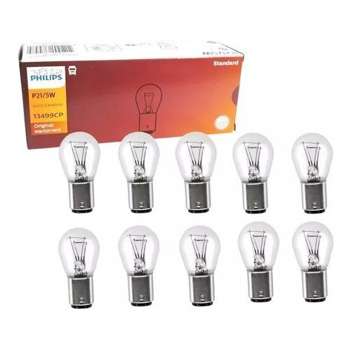20 Lampada Comum 2 P 24v P21/5w Philips 13499 1034 Philips 0