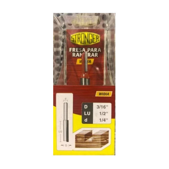 Fresa Widia Para Ranurar 3/16  Stronger 0