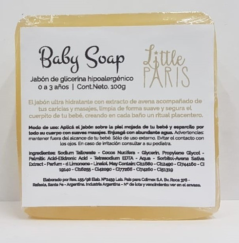 Little Paris Baby Soap 100g 0