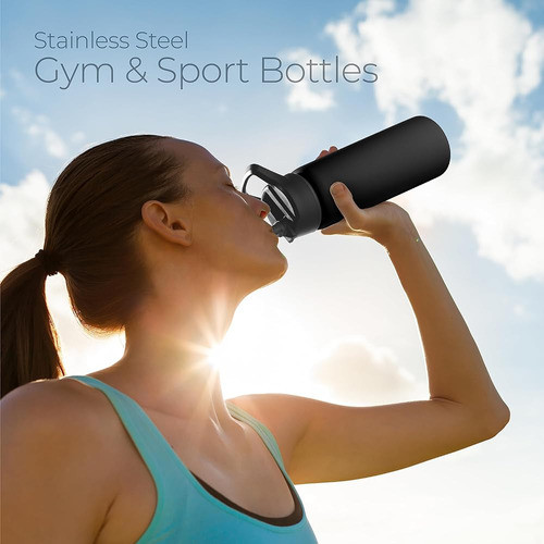 Botella De Agua De Acero Inoxidable Con Triple Aislamiento S 1