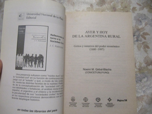 Ayer Y Hoy De La Argentina Rural - Girbal Blacha - Pagina 12 1