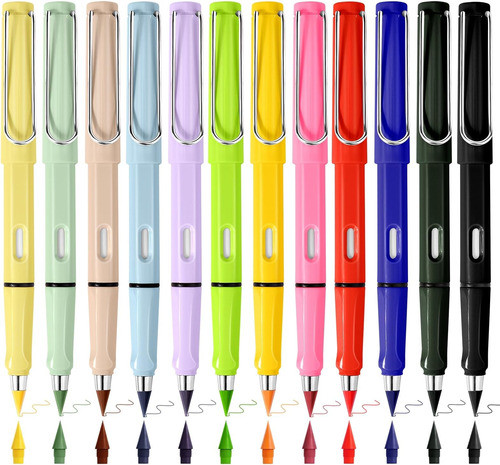 Lápices Colores Palksky Forever, 12 Unidades Con Recambio 12 0