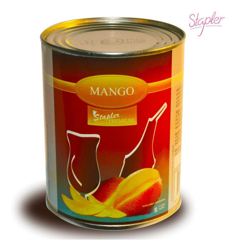 Pulpa De Mango Para Cocteleria Stapler Lata 880g 1
