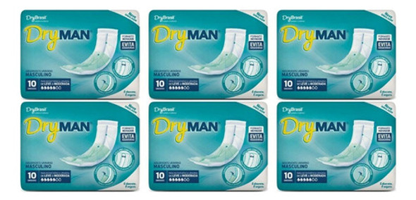 Kit Absorvente Geriatrico Masculino Dryman 60 Unidades 0