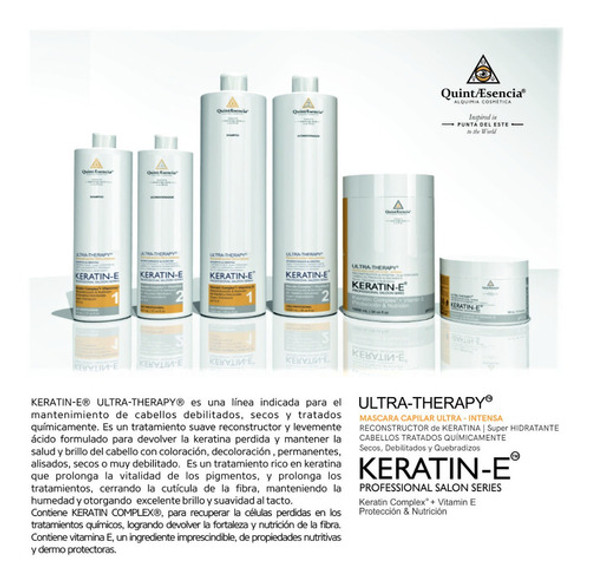 Shampoo + Acondicionador + Mascara Keratina Vitamina E 1 Lt 1 Shampoo + Acondicionador + Mascara Keratina Vitamina E 1 Lt 1