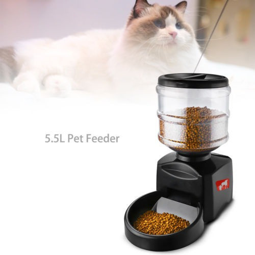 Tazón De Fuente Programable Alimentación Animal Perro De Ali 1