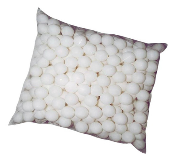 Kit-200 Bolas / Bolinhas Mini Artesanato Branca Ping Pong 0