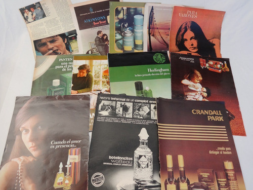 Publicidades Antigua Colonia Perfume Locion Crandall Mustang 0