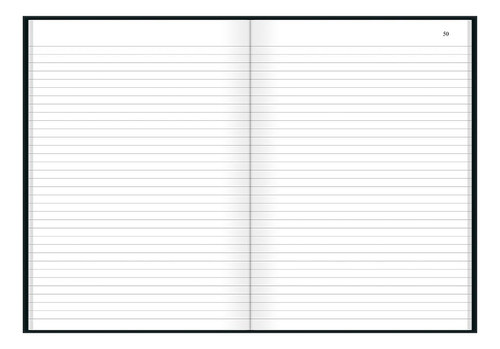 Livro Ata Sem Margem 100 Folhas Brief Cinza Spiral 1 Un 1