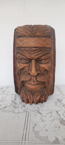 Figura De Tronco Tallada Y Firmada Por Salvay Año 78 0