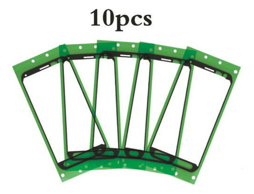 10 X Precortadas Marco Bisel Sello Cinta Adhesiva Pantalla L 1