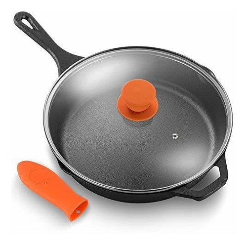 Nutrichef 12  Hierro Fundido Pre-sazonado Sin Pfoa Cocina Se 0