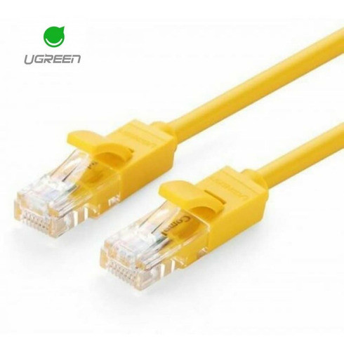 Cable Ugreen Ethernet Cat 5e U/utp 5m Yellow 1