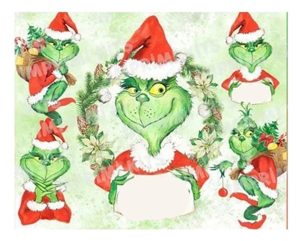 Kit Cliparts Grinch Navidad Imagenes Png Navideños #n127 0