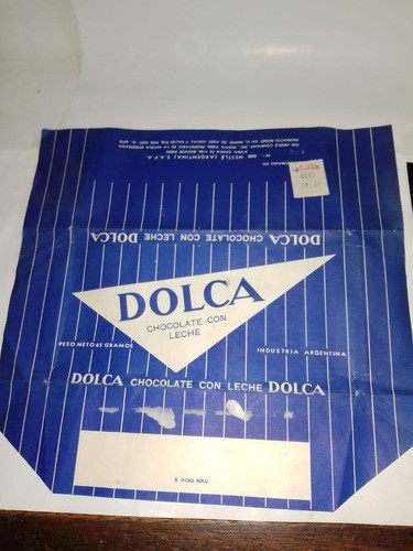 Dolca Antiguo Envase Golosina 1959 A Los Mandarines 0