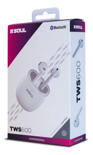 Auriculares Inalambricos Bluetooth Soul Tws600ne Blanco 1