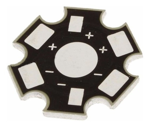 10 X Estrella Metal Pre Disipador Led Rgb Universal 1w 3w 5w 0