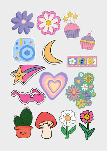 Stickers Plancha Digital Imprimible 1