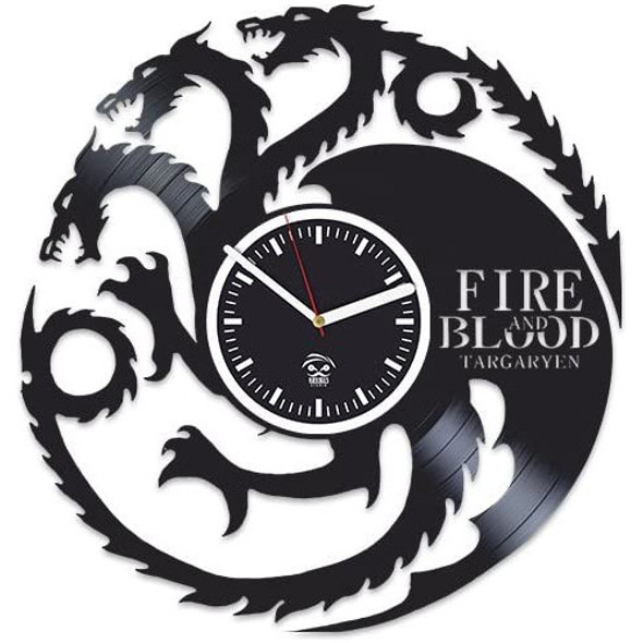 Reloj De Pared De Vinilo Con Diseño De Madre De Dragones, . 0