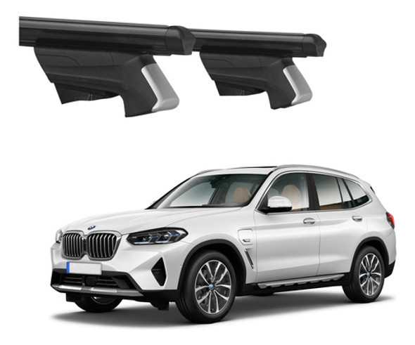 Barras De Techo Eqmax Beta Acero Bmw X3 2020-2023 Negro 0 Barras De Techo Eqmax Beta Acero Bmw X3 2020-2023 Negro 0