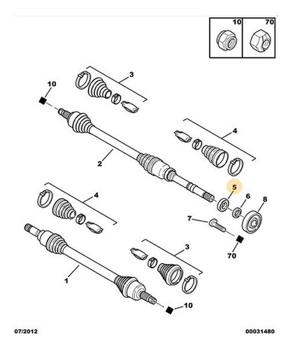 Ruleman Semieje Skf Peugeot 206 1.9 Diesel - 2007 1