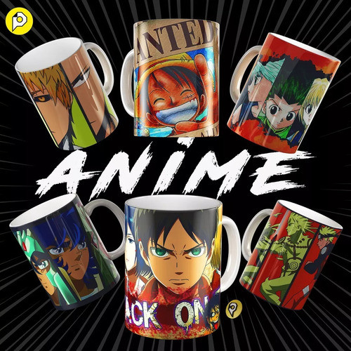 Megapack Plantillas Sublimación Vectores Anime +1000 Diseños 1