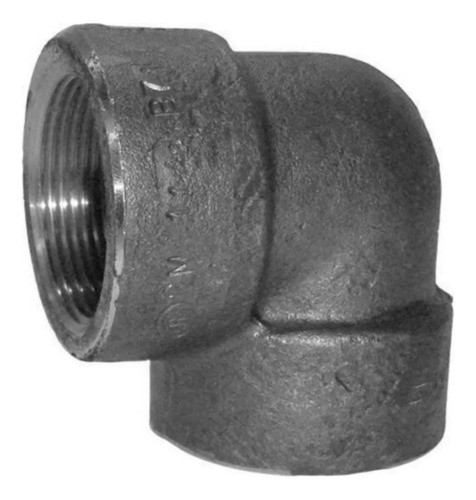 Codo 90° Rosca Hembra 1/2 Serie 3000 Acero Forjado 0
