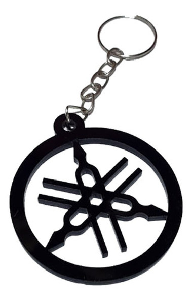 Chaveiro Vazado Em Acrílico Yamaha Moto 0