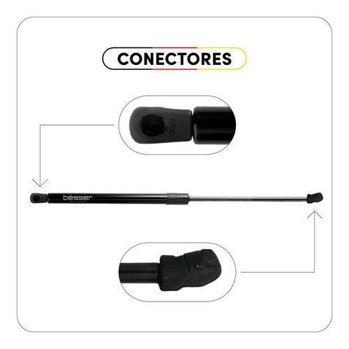 Amortecedor Do Capo Vw Passat 2011 2012 2013 2014tsi Fsi Tdi 1