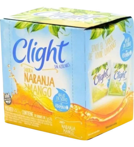 Jugo Clight Naranja Mango Blister 1x20 U Por Caja Mayorista 0