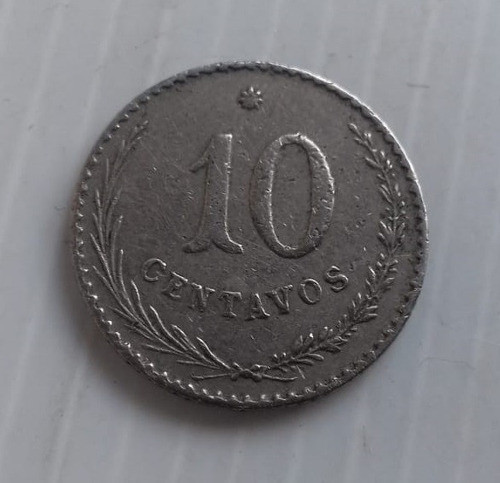 Paraguay 10 Centavos Del Año 1903 Moneda Cuproníquel Km# 7 1