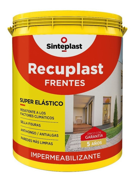 Sinteplast Recuplast Frentes Color Gris Cemento 10lts 0