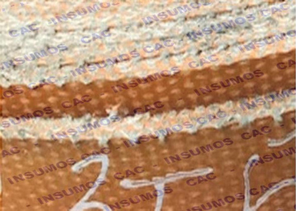 Correa Plana Algodón Y Goma Tipo Thor 3 Telas 63mm 2 1/2 1