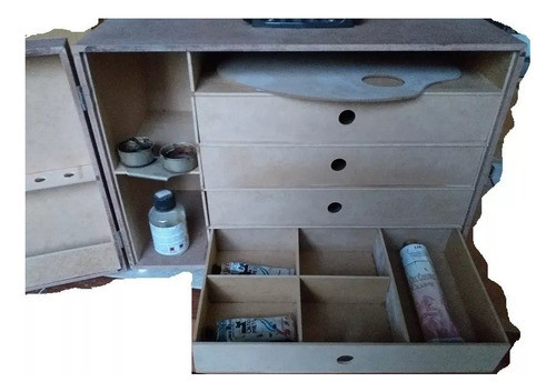 Maleta Para Pintura, Tintas, Pinceis, Vernizes, Espatulas 0