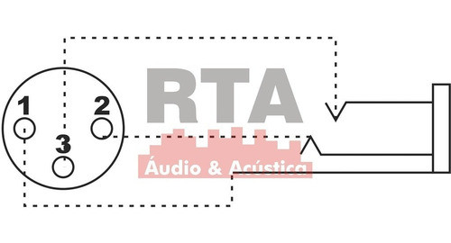 Kit 4 Adaptador Xlr Fêmea X Jack P10 Fêmea Estéreo Com Trava 1