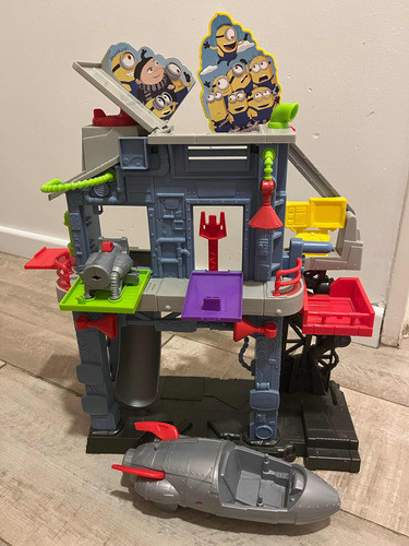 Minions Laboratorio De Gru Imaginext Mattel Mp35 0