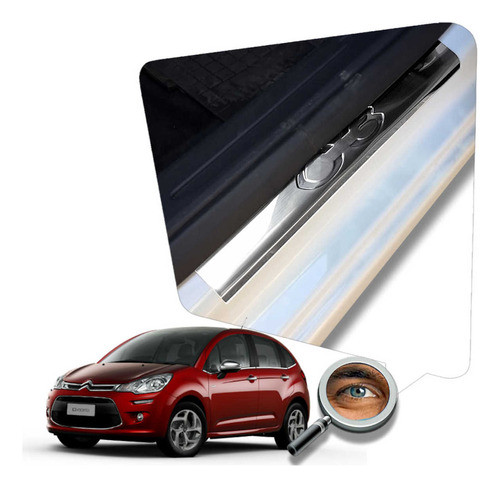 4 Cubre Zocalos P/ Citroen C3 Acero Inoxidable Tuningchrome 0
