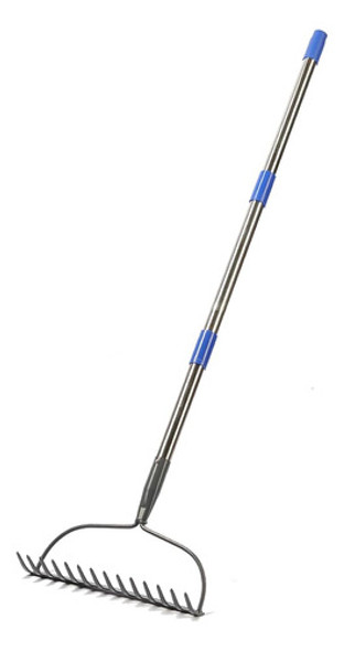 Rastrillo De Jardín, Rastrillo De Metal De 5 Pies Para Céspe 0