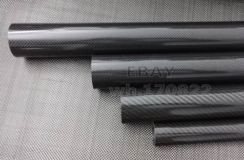 3 K Fibra De Carbono Tubo Envolvió Rollo Od18mm * Id14mm * S 0