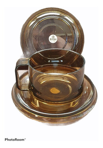6 Tazas Acrílico Café Con L Pagoda Guzzini Nuevas S/uso 70s 0