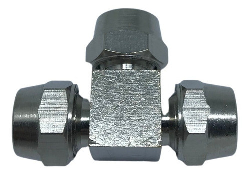 2 Pçs União Tee 6mm Roscado Com Porca Suspensão A Ar Conexão 1