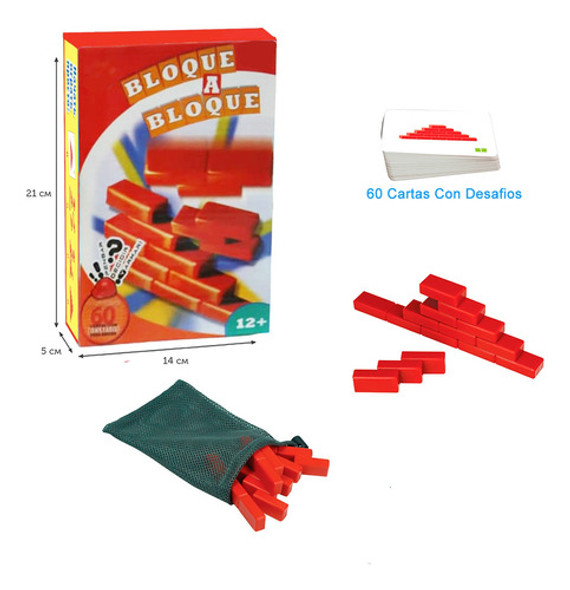 Juego De Ingenio Armar Figuras C/bloques Y Cartas Juego Mesa 1