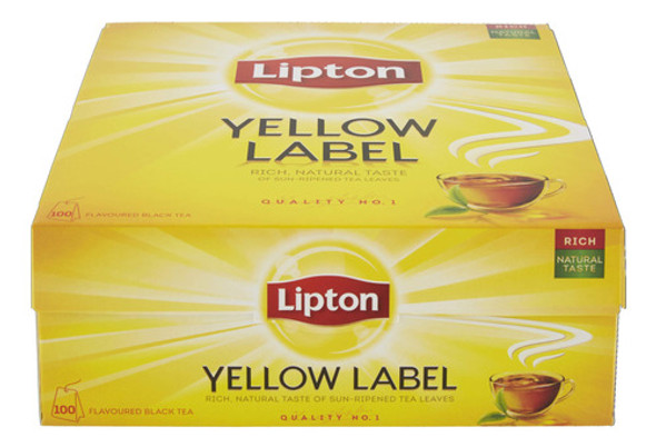 Tea Lipton Yellow Label 100 Saquinhos De Chá 0 Tea Lipton Yellow Label 100 Saquinhos De Chá 0