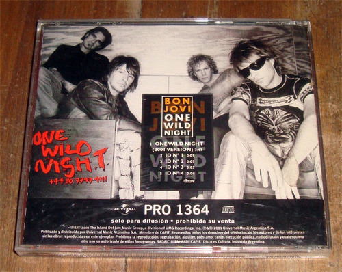 Bon Jovi One Wild Night Cd Buen Estado / Kktus 1