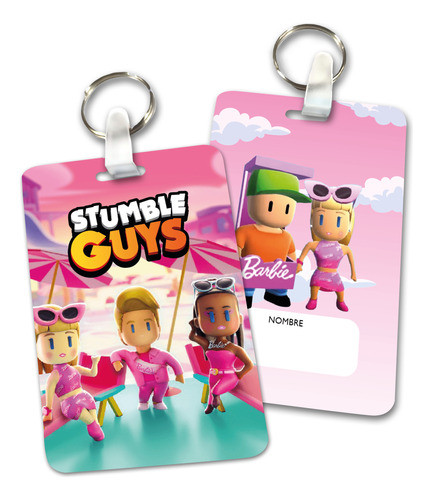 30 Identificadores Para Mochilas Souvenirs Stumble Guys Nena 0
